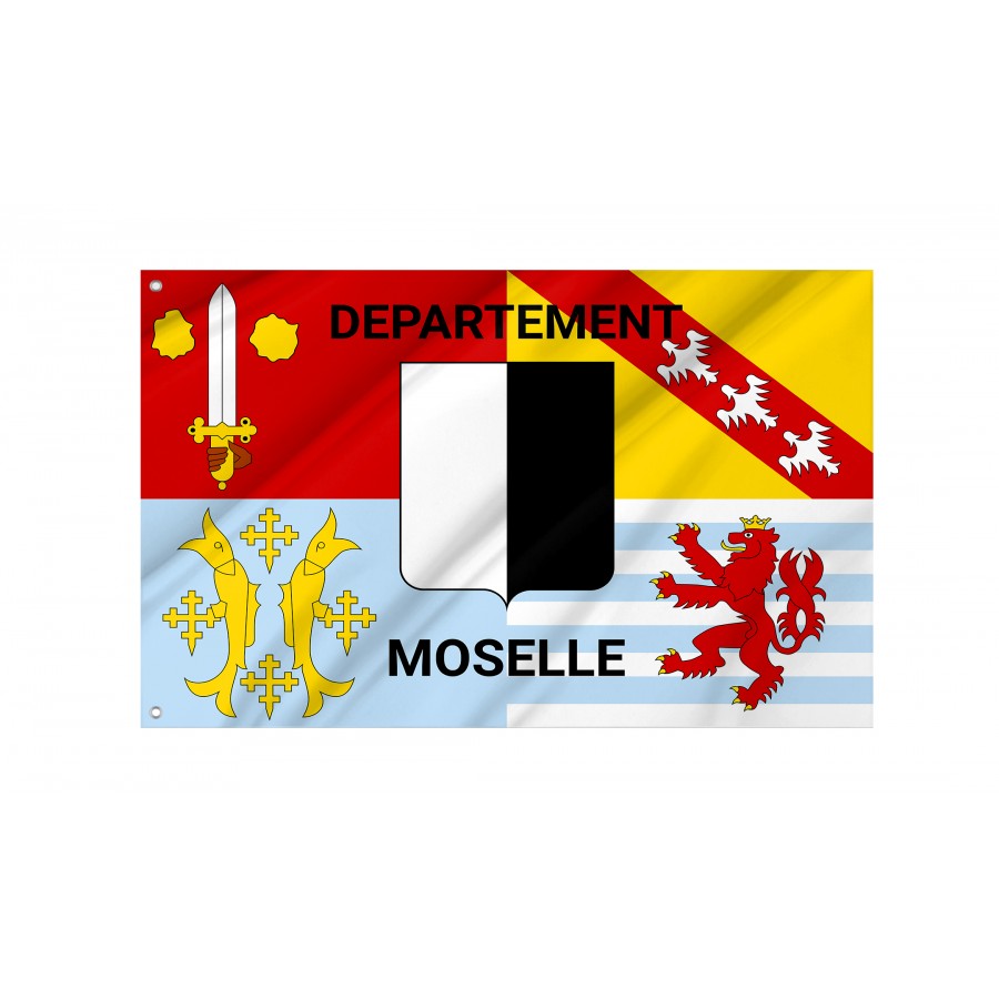Flag Of Department Moselle, Patriotic Flags, Unique Design Print, Flags For Indoor & Outdoor Use - High Quality France for Indoor and Outdoor Use