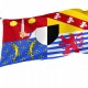 Flag of Department of Moselle, Patriotic Flags, Unique Design Print, Flags for Indoor & Outdoor Use - Imagine 1