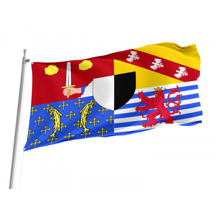 Flag Of Department Of Moselle, Patriotic Flags, Unique Design Print, Flags For Indoor & Outdoor Use - High Quality France for Indoor and Outdoor Use