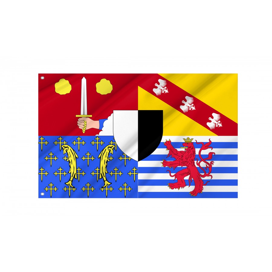 Flag Of Department Of Moselle, Patriotic Flags, Unique Design Print, Flags For Indoor & Outdoor Use - High Quality France for Indoor and Outdoor Use