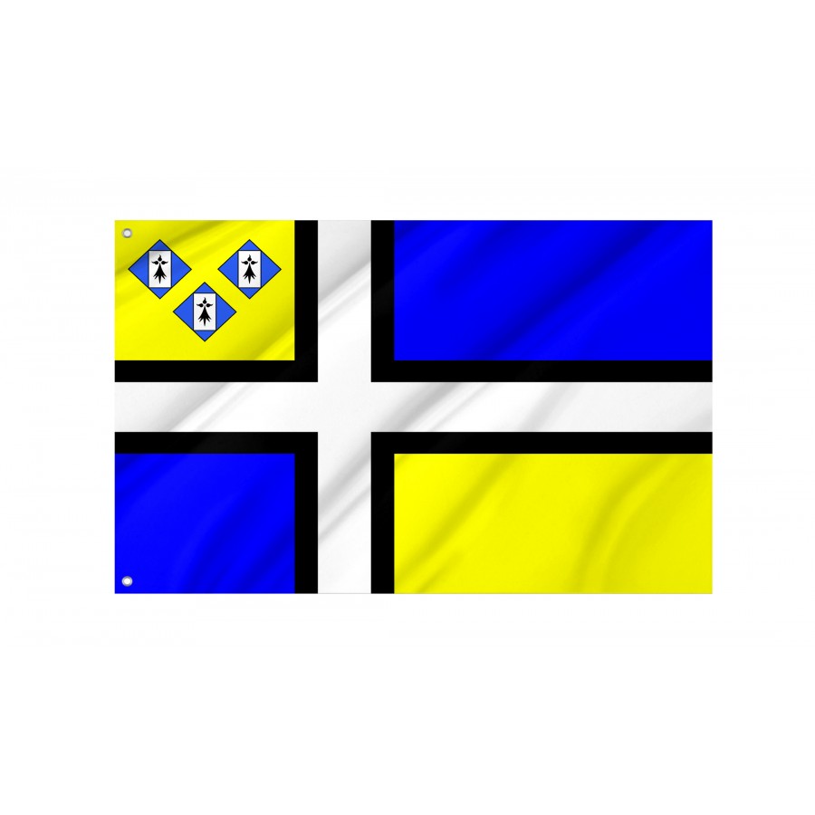 Flag Of Dol-De-Bretagne, Patriotic Flags, Unique Design Print, Flags For Indoor & Outdoor Use - High Quality France for Indoor and Outdoor Use