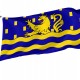 Flag of Doubs Department, Patriotic Flags, Unique Design Print, Flags for Indoor & Outdoor Use - Imagine 1