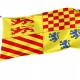 Flag of Département fr Corrèze, Patriotic Flags, Unique Design Print, Flags for Indoor & Outdoor Use - Imagine 1