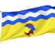 Flag of Département fr Isère, Patriotic Flags, Unique Design Print, Flags for Indoor & Outdoor Use - Imagine 1