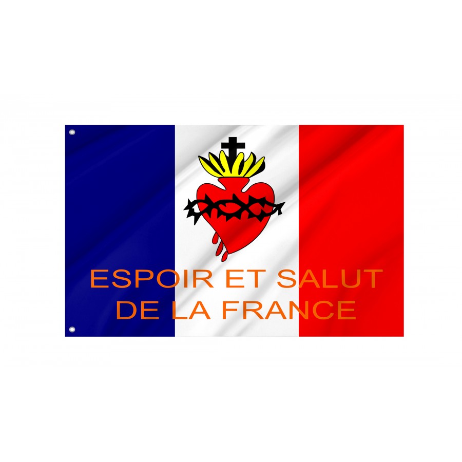 Flag Of Esf, Espoir Et Salut De La France, Patriotic Flags, Unique Design Print, Flags For Indoor & Outdoor Use - High Quality France for Indoor and Outdoor Use