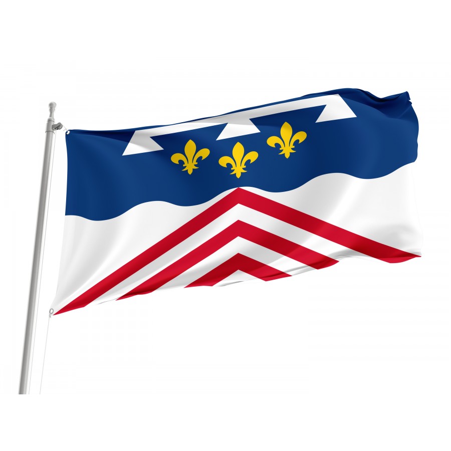 Flag Of Eure-Et-Loir Department, Patriotic Flags, Unique Design Print, Flags For Indoor & Outdoor Use - High Quality France for Indoor and Outdoor Use