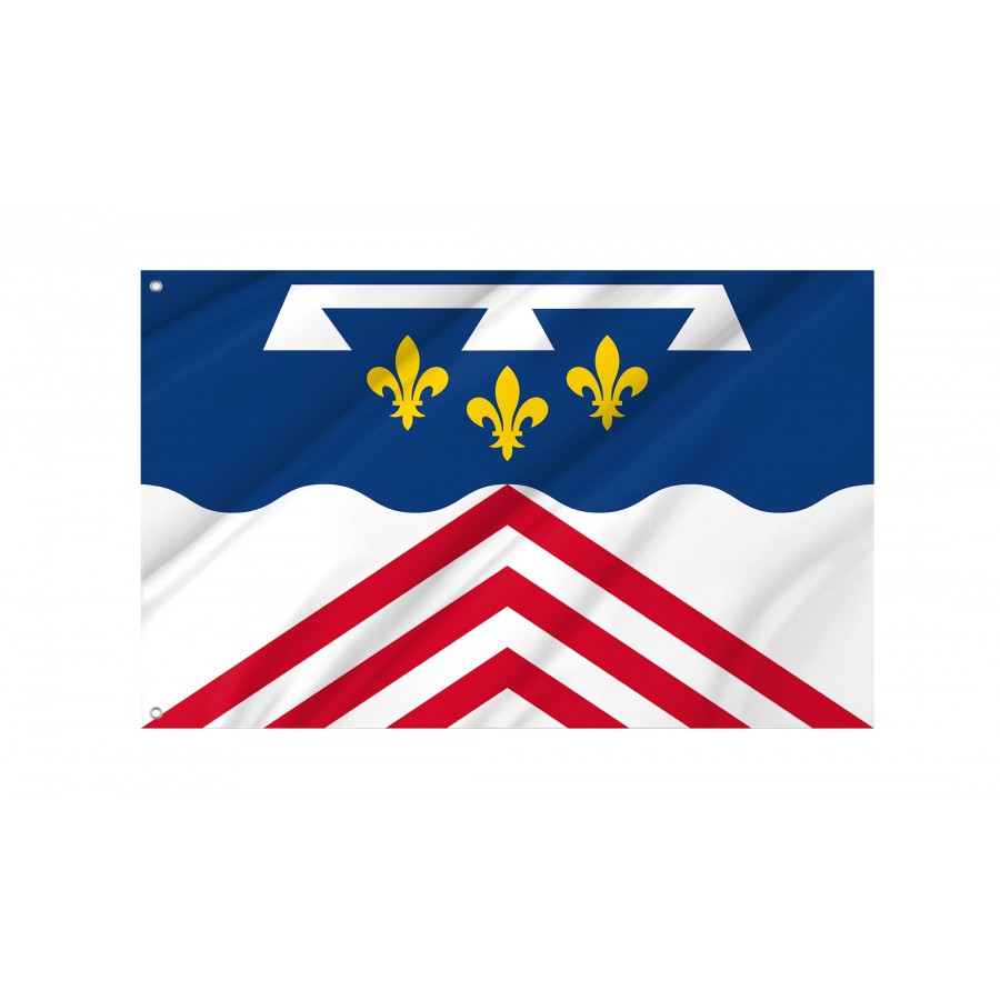 Flag Of Eure-Et-Loir Department, Patriotic Flags, Unique Design Print, Flags For Indoor & Outdoor Use - High Quality France for Indoor and Outdoor Use