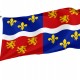 Flag of FR Départemen Somme, Patriotic Flags, Unique Design Print, Flags for Indoor & Outdoor Use - Imagine 1