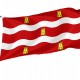 Flag of FR Département Deux-Sèvres, Patriotic Flags, Unique Design Print, Flags for Indoor & Outdoor Use - Imagine 1