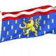 Flag of FR Département Haute-Saône, Patriotic Flags, Unique Design Print, Flags for Indoor & Outdoor Use - Imagine 1