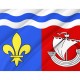 Flag of FR Département Hauts-de-Seine, Patriotic Flags, Unique Design Print, Flags for Indoor & Outdoor Use - Imagine 2