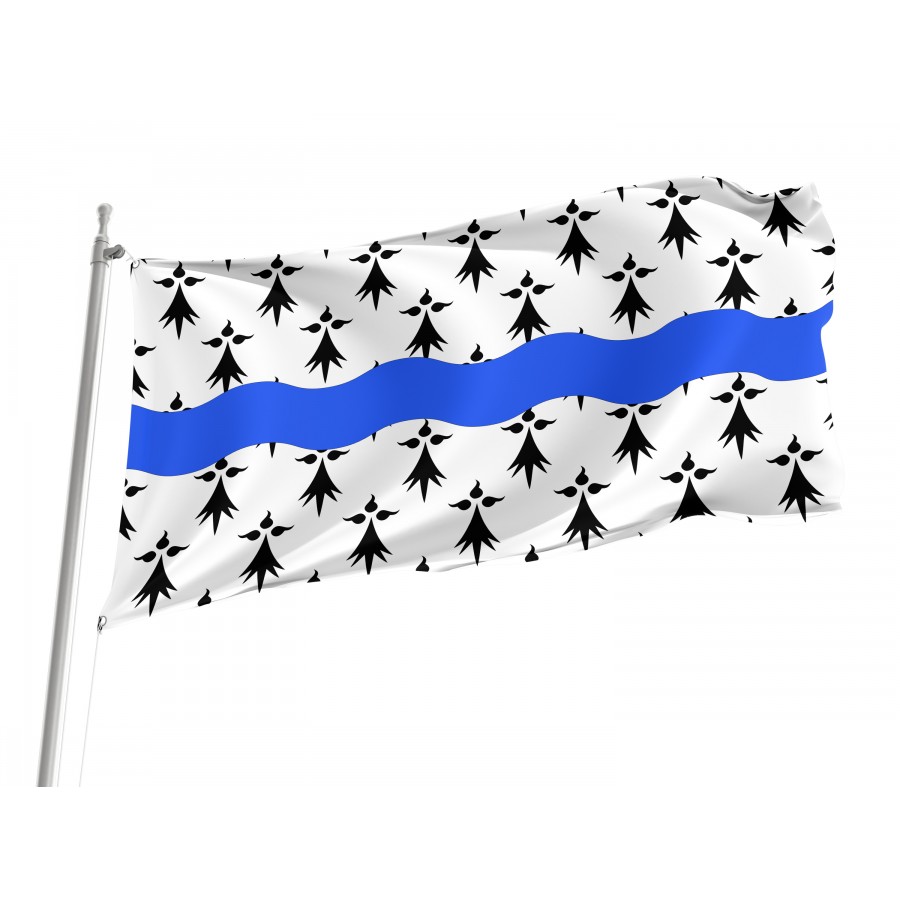 Flag Of Fr Département Loire-Atlantique, Patriotic Flags, Unique Design Print, Flags For Indoor & Outdoor Use - High Quality France for Indoor and Outdoor Use