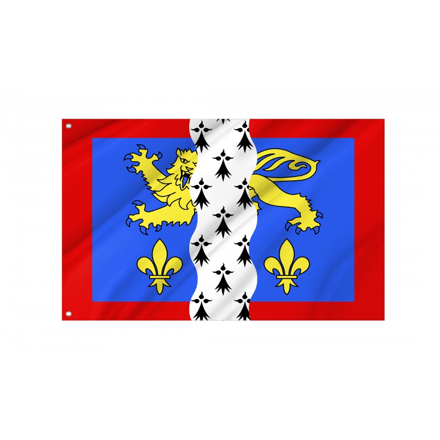 Flag Of Fr Département Mayenne, Patriotic Flags, Unique Design Print, Flags For Indoor & Outdoor Use - High Quality France for Indoor and Outdoor Use