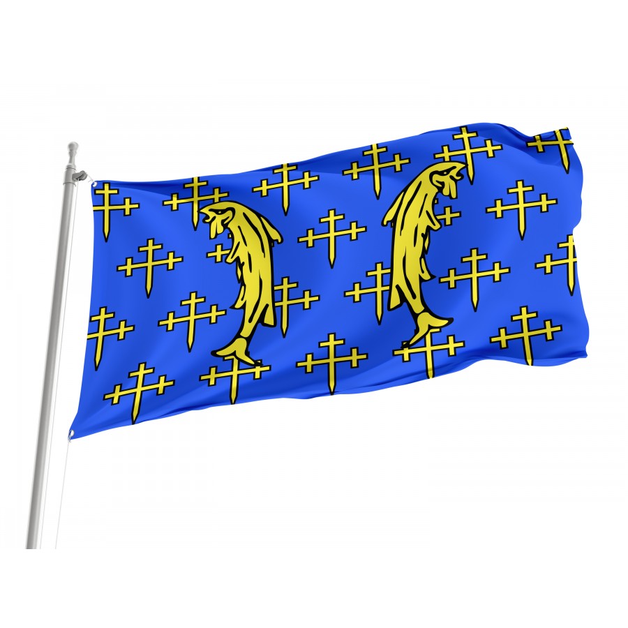 Flag Of Fr Département Meuse, Patriotic Flags, Unique Design Print, Flags For Indoor & Outdoor Use - High Quality France for Indoor and Outdoor Use