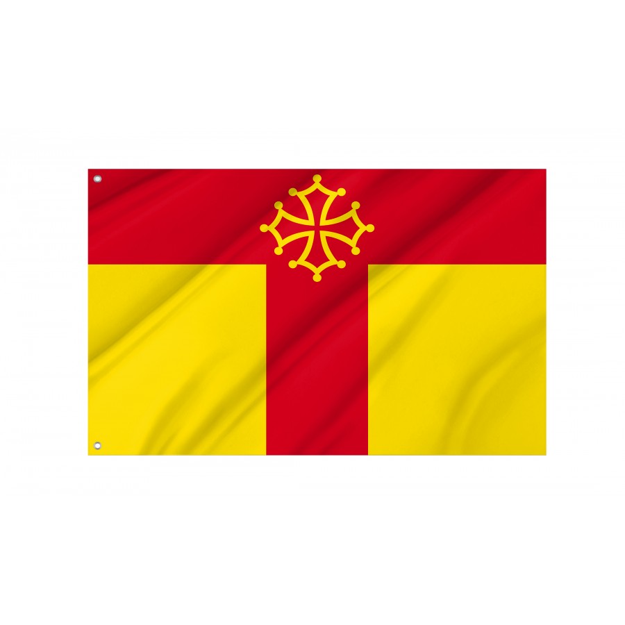 Flag Of Fr Département Tarn, Patriotic Flags, Unique Design Print, Flags For Indoor & Outdoor Use - High Quality France for Indoor and Outdoor Use