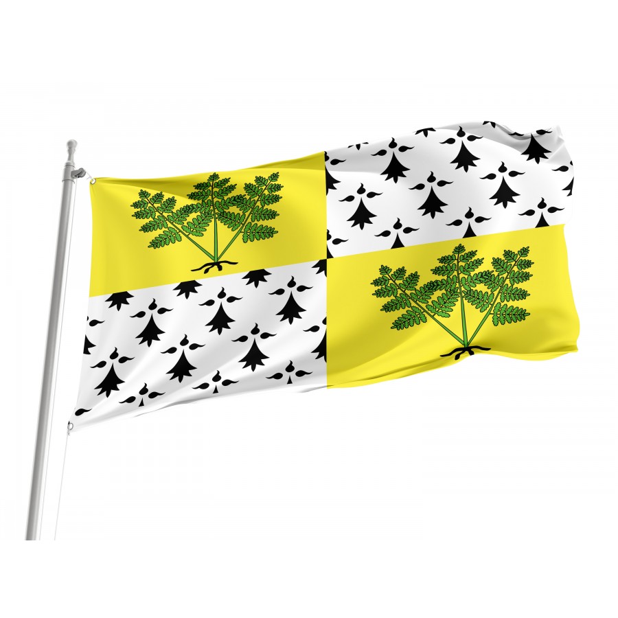 Flag Of Fougères, Patriotic Flags, Unique Design Print, Flags For Indoor & Outdoor Use - High Quality France for Indoor and Outdoor Use