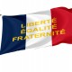 Flag of France Liberté Egalité Fraternité, Patriotic Flags, Unique Design Print, Flags for Indoor & Outdoor Use - Imagine 1