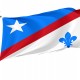 Flag of Franco-American, Patriotic Flags, Unique Design Print, Flags for Indoor & Outdoor Use - Imagine 1