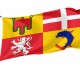 Flag of French Administrative Region Auvergne-Rhone-Alpes, Patriotic Flags, Unique Design Print, Flags for Indoor & Outdoor Use - Imagine 1