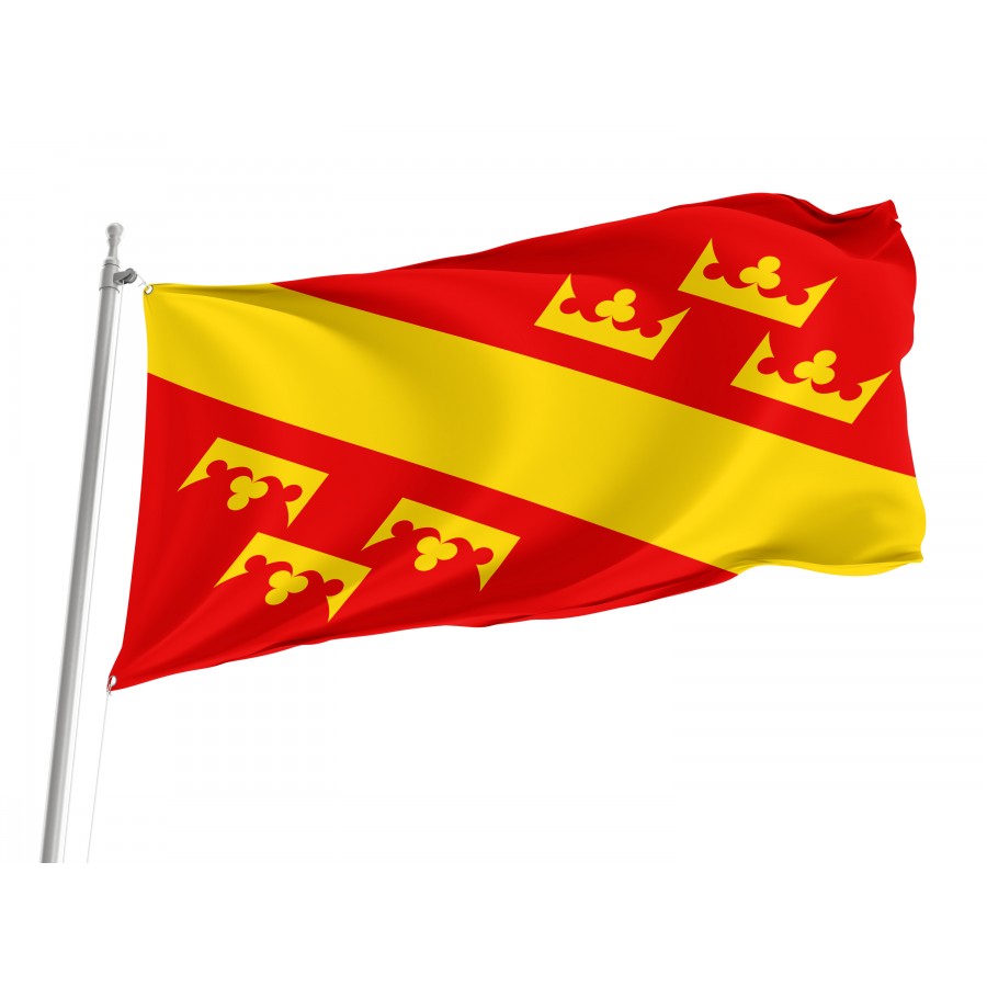 Flag of French Province of Haute-Alsace, Patriotic Flags, Unique Design Print, Flags for Indoor & Outdoor Use
