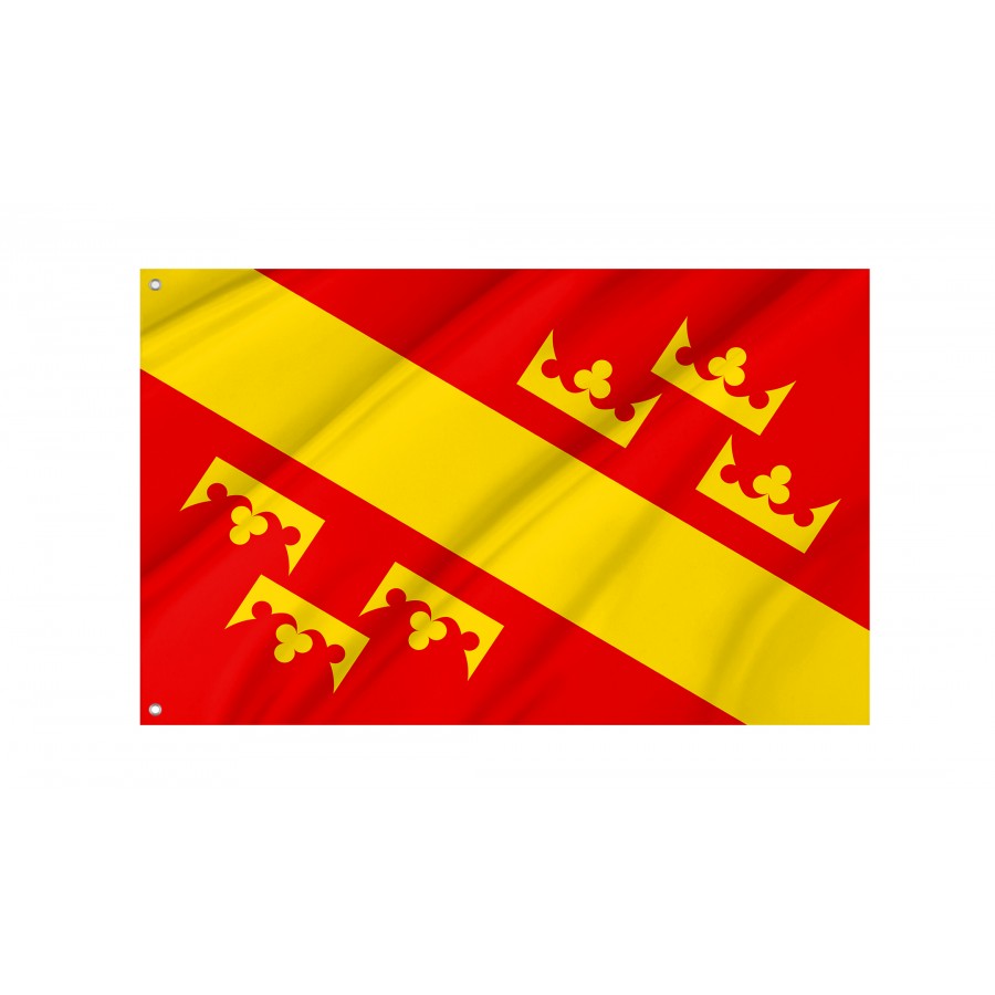 Flag of French Province of Haute-Alsace, Patriotic Flags, Unique Design Print, Flags for Indoor & Outdoor Use