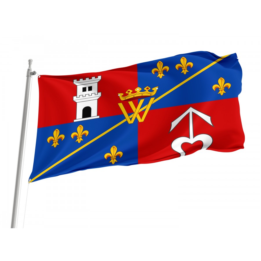 Flag Of Fulnek, Patriotic Flags, Unique Design Print, Flags For Indoor & Outdoor Use - High Quality France for Indoor and Outdoor Use