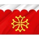 Flag of Gard, Patriotic Flags, Unique Design Print, Flags for Indoor & Outdoor Use - Imagine 2