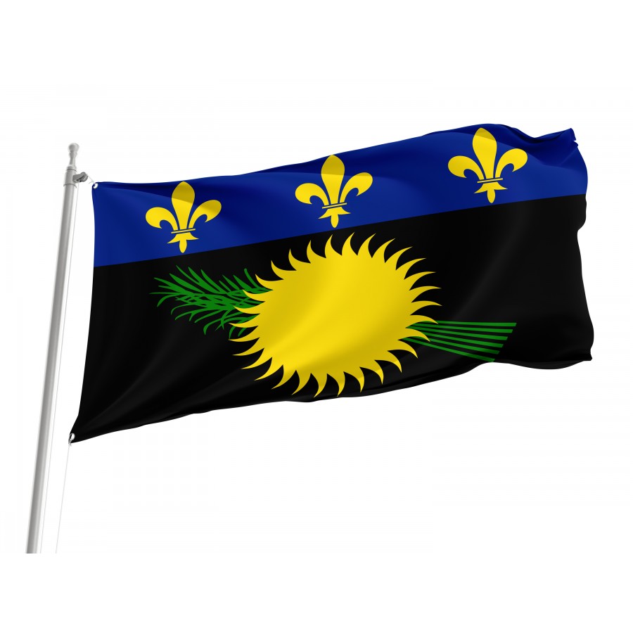Flag Of Guadeloupe, Patriotic Flags, Unique Design Print, Flags For Indoor & Outdoor Use - High Quality France for Indoor and Outdoor Use