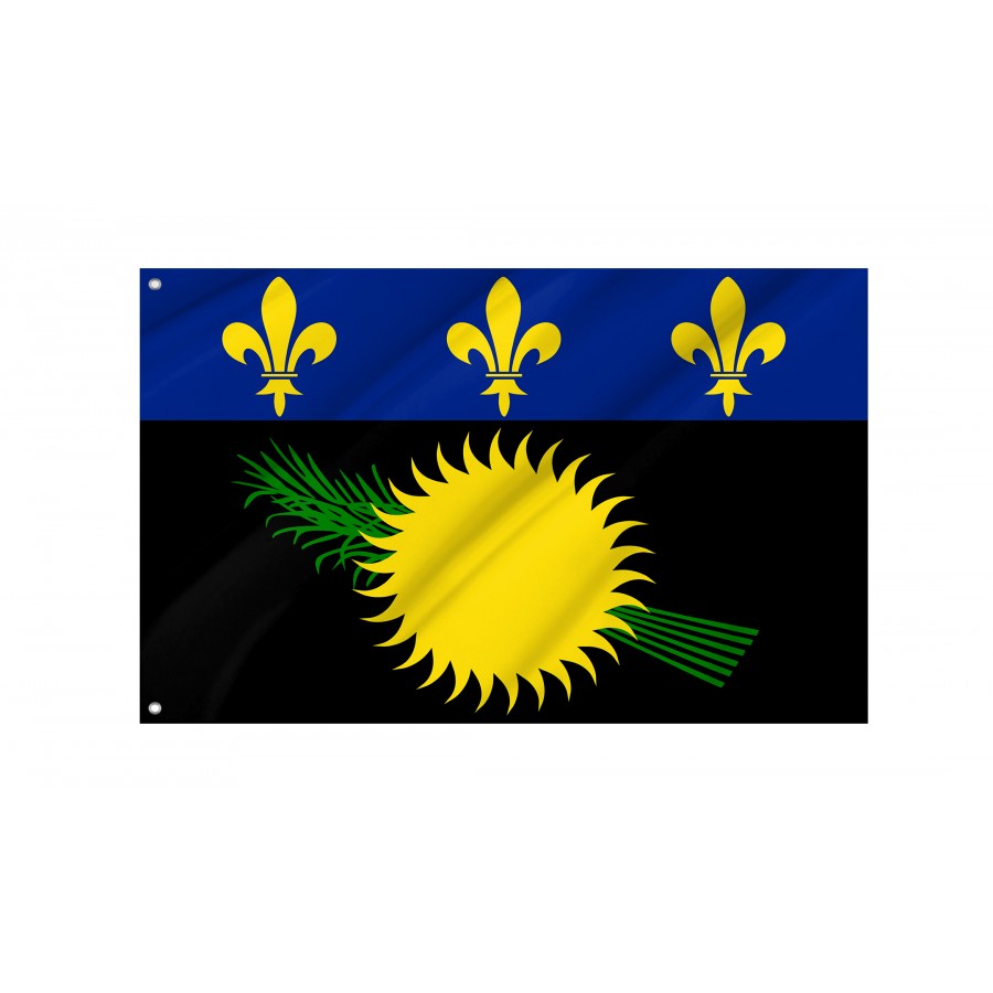 Flag Of Guadeloupe, Patriotic Flags, Unique Design Print, Flags For Indoor & Outdoor Use - High Quality France for Indoor and Outdoor Use