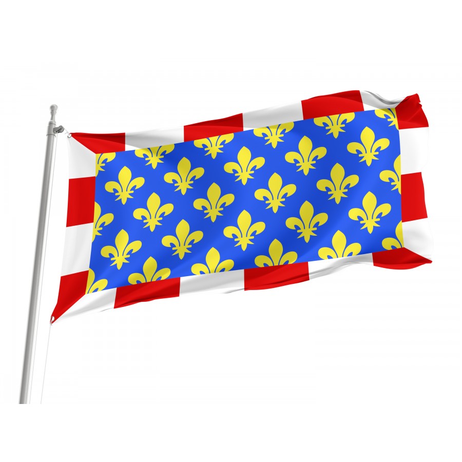 Flag Of Indre-Et-Loire, Patriotic Flags, Unique Design Print, Flags For Indoor & Outdoor Use - High Quality France for Indoor and Outdoor Use