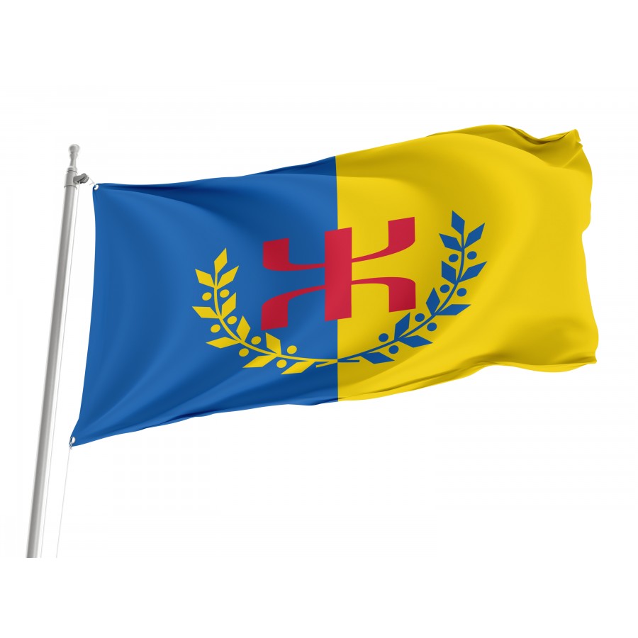 Flag Of Kabylie Gpk, Patriotic Flags, Unique Design Print, Flags For Indoor & Outdoor Use - High Quality France for Indoor and Outdoor Use