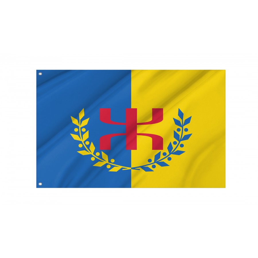 Flag Of Kabylie Gpk, Patriotic Flags, Unique Design Print, Flags For Indoor & Outdoor Use - High Quality France for Indoor and Outdoor Use