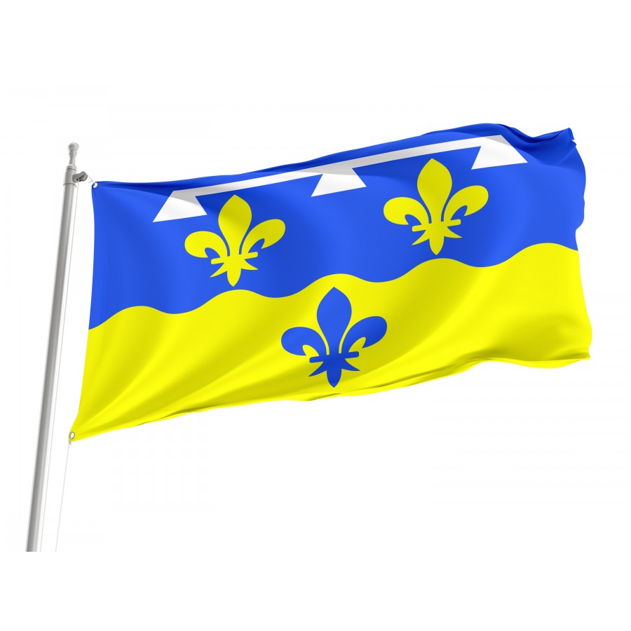 Flag Of Loir-Et-Cher, Patriotic Flags, Unique Design Print, Flags For Indoor & Outdoor Use - High Quality France for Indoor and Outdoor Use