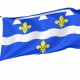 Flag of Loiret, Patriotic Flags, Unique Design Print, Flags for Indoor & Outdoor Use - Imagine 1