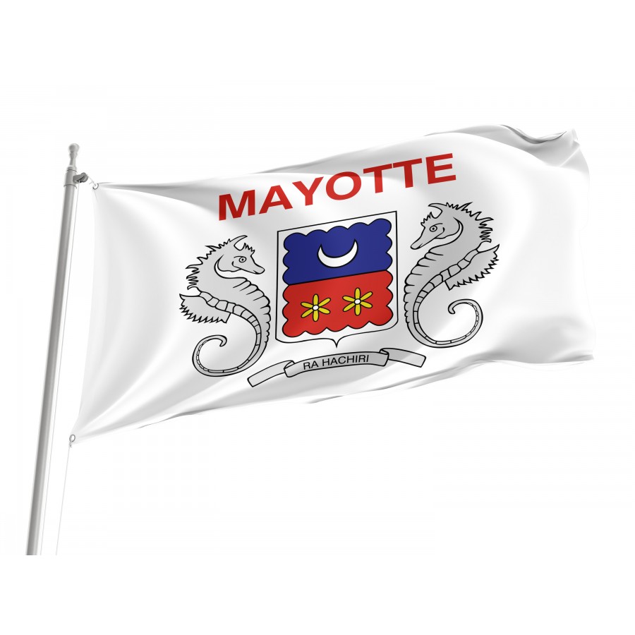 Flag Of Mayotte, Patriotic Flags, Unique Design Print, Flags For Indoor & Outdoor Use - High Quality France for Indoor and Outdoor Use