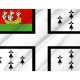 Flag of Nantes, Patriotic Flags, Unique Design Print, Flags for Indoor & Outdoor Use - Imagine 2