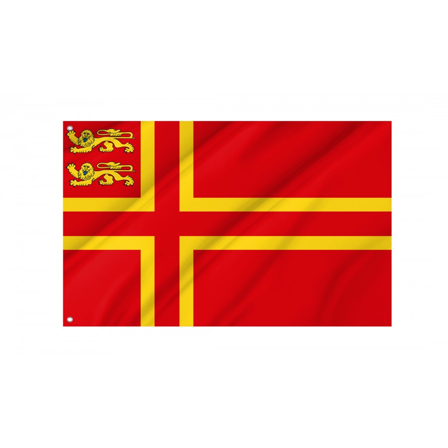 Flag Of Normandy With Olaf And Leopards, Patriotic Flags, Unique Design Print, Flags For Indoor & Outdoor Use - High Quality France for Indoor and Outdoor Use