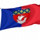 Paris with Shield Flag for Indoor & Outdoor Use - Imagine 1