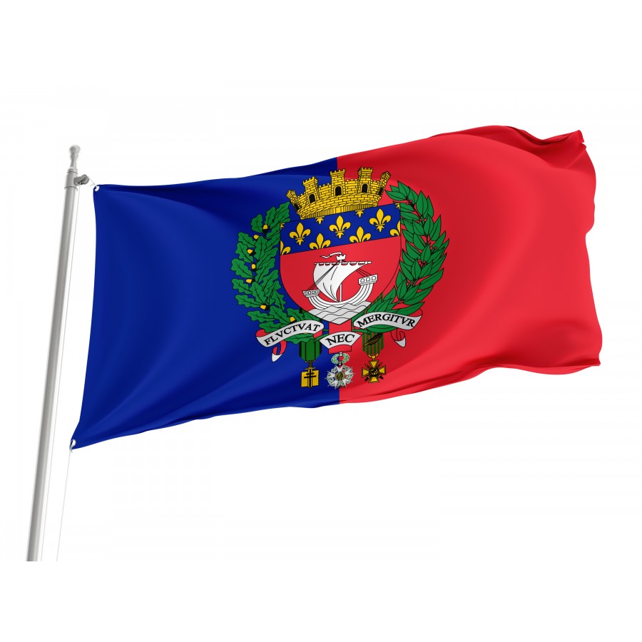 Flag Of Paris, Patriotic Flags, Unique Design Print, Flags For Indoor & Outdoor Use - High Quality Paris for Indoor and Outdoor Use