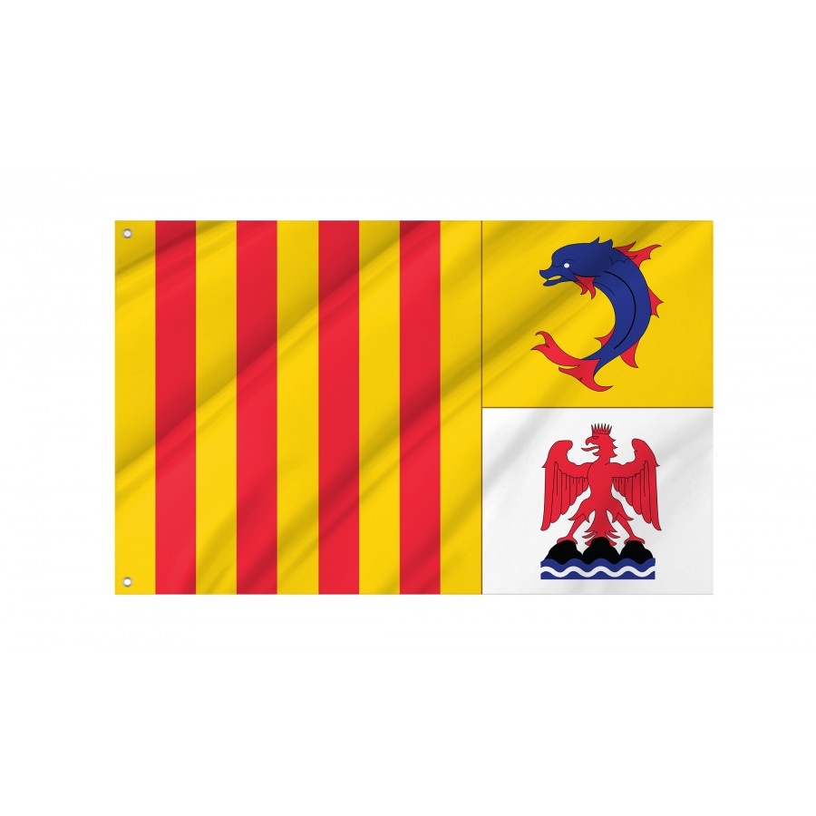 Flag Of Provence-Alpes-Côte Dazur, Patriotic Flags, Unique Design Print, Flags For Indoor & Outdoor Use - High Quality Provence Alpes Cote dAzur for Indoor and Outdoor Use