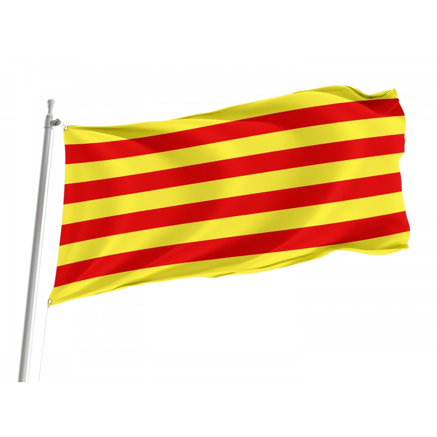 Flag Of Pyrénées-Orientales, Patriotic Flags, Unique Design Print, Flags For Indoor & Outdoor Use - High Quality France for Indoor and Outdoor Use
