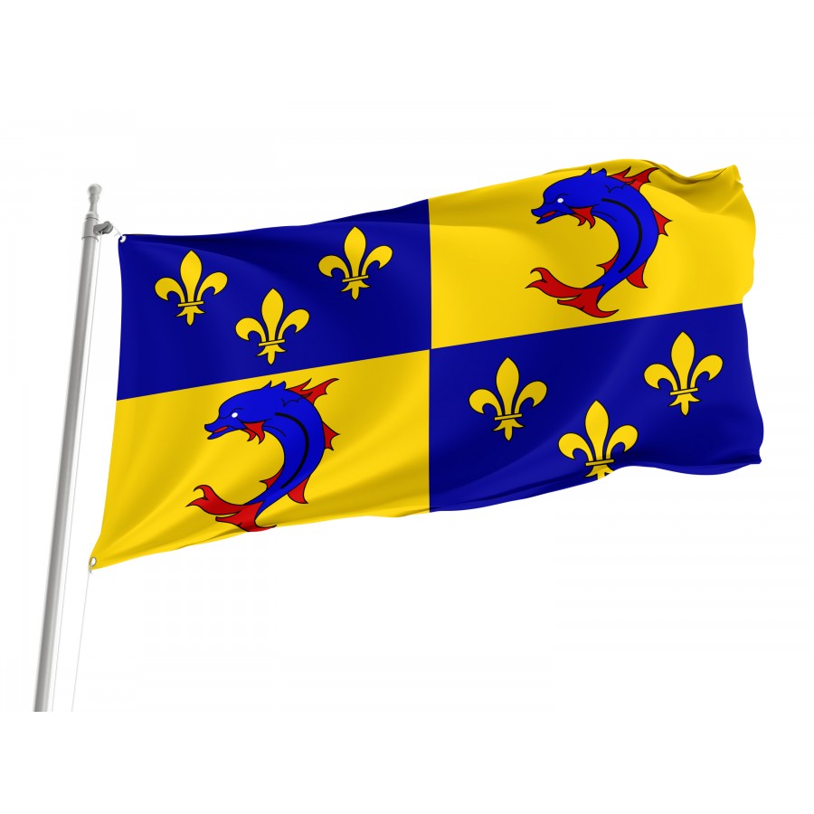 Flag Of Region Daupiné In France, Patriotic Flags, Unique Design Print, Flags For Indoor & Outdoor Use - High Quality France for Indoor and Outdoor Use
