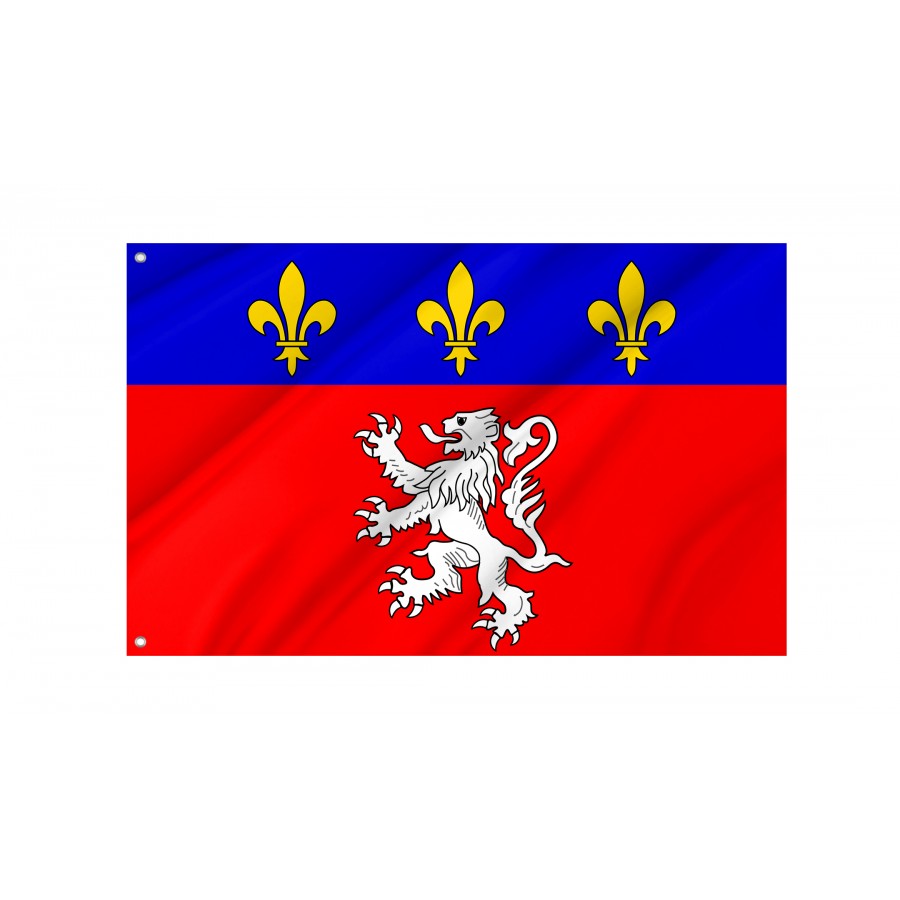 Flag Of Region Lyonnais, Patriotic Flags, Unique Design Print, Flags For Indoor & Outdoor Use - High Quality France for Indoor and Outdoor Use