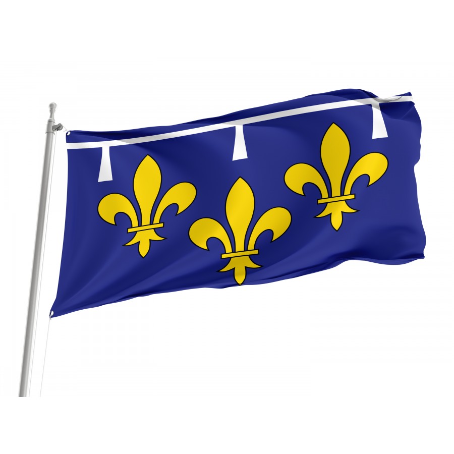 Flag Of Region Orléanais In France, Patriotic Flags, Unique Design Print, Flags For Indoor & Outdoor Use - High Quality France for Indoor and Outdoor Use