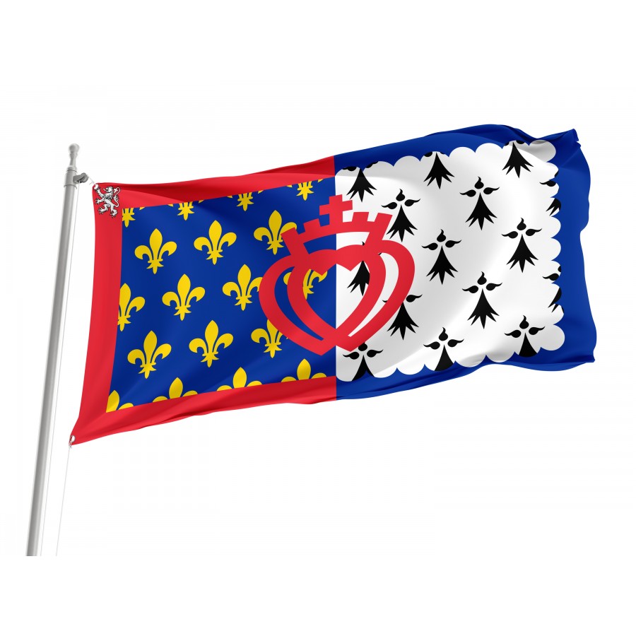 Flag Of Region Pays-De-La-Loire In France, Patriotic Flags, Unique Design Print, Flags For Indoor & Outdoor Use - High Quality Pays de la Loire for Indoor and Outdoor Use