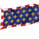 Flag of Region Touraine in France, Patriotic Flags, Unique Design Print, Flags for Indoor & Outdoor Use - Imagine 1
