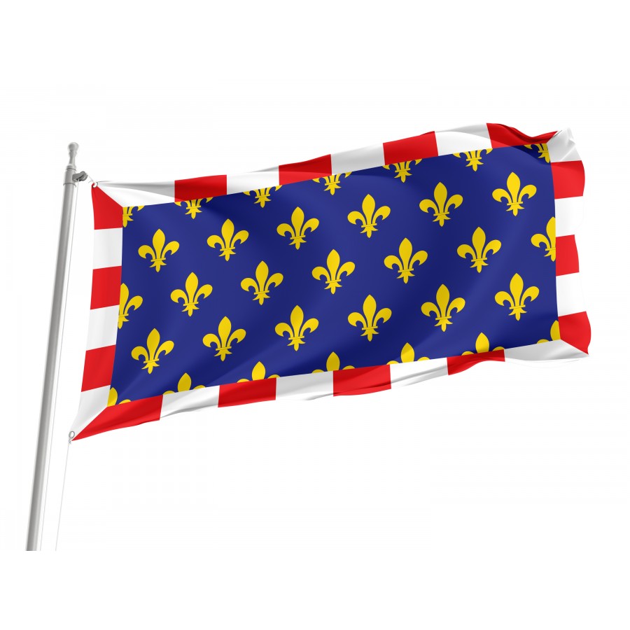Flag Of Region Touraine In France, Patriotic Flags, Unique Design Print, Flags For Indoor & Outdoor Use - High Quality France for Indoor and Outdoor Use