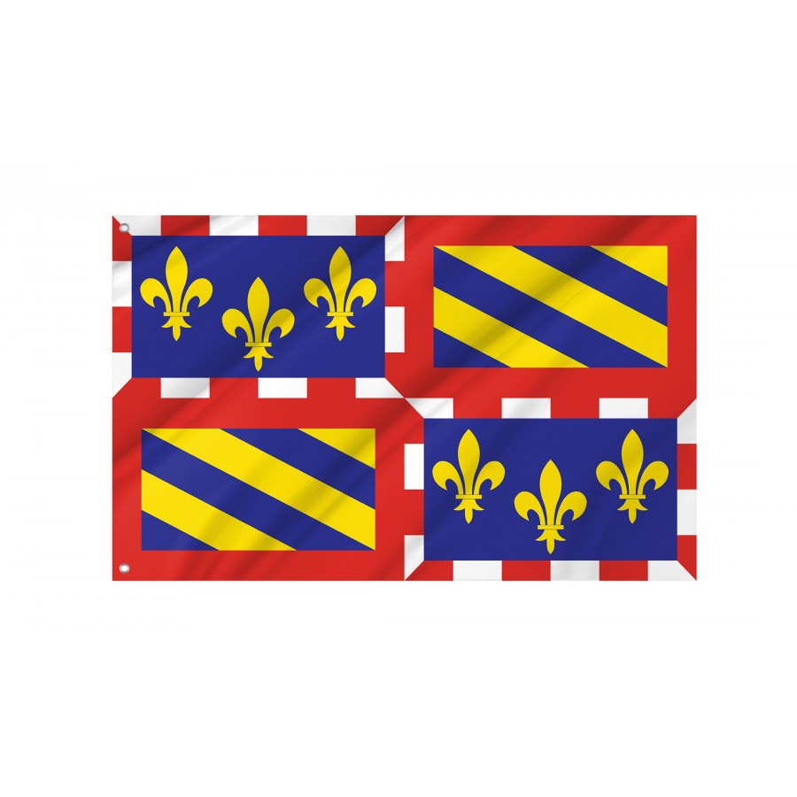 Flag Of Region Of Burgundy, Patriotic Flags, Unique Design Print, Flags For Indoor & Outdoor Use - High Quality France for Indoor and Outdoor Use
