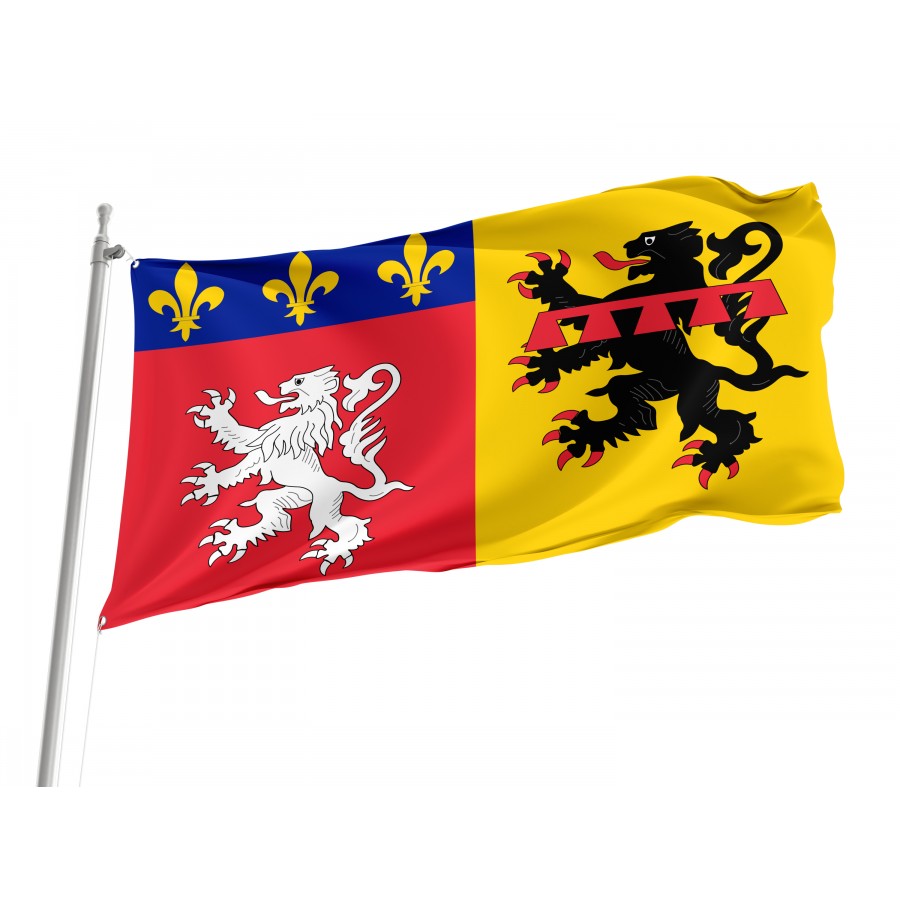 Flag Of Rhône, Patriotic Flags, Unique Design Print, Flags For Indoor & Outdoor Use - High Quality France for Indoor and Outdoor Use