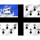 Flag of Saint-Nazaire, Patriotic Flags, Unique Design Print, Flags for Indoor & Outdoor Use - Imagine 2